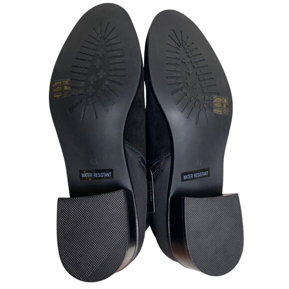 AquaDiva Women'sl Leather and Neoprene Water Resistant Ankle Boots Size 10 - Picture 6 of 11